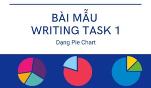 bài mẫu writing task 1 dạng pie chart