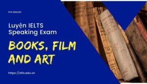 luyện ielts speaking exam books film art